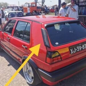 Vintage Tailgate Wind Deflector for Classic Volkswagen Models - 24rs